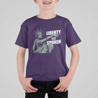 Funny Basketball Point God Liberty Meme T Shirt For Kid Has Spoken Patriotic USA