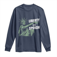 Funny Basketball Point God Liberty Meme Long Sleeve Shirt Has Spoken Patriotic USA