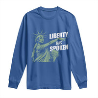 Funny Basketball Point God Liberty Meme Long Sleeve Shirt Has Spoken Patriotic USA