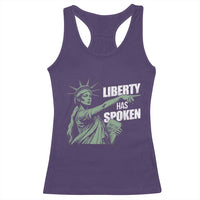 Funny Basketball Point God Liberty Meme Racerback Tank Top Has Spoken Patriotic USA