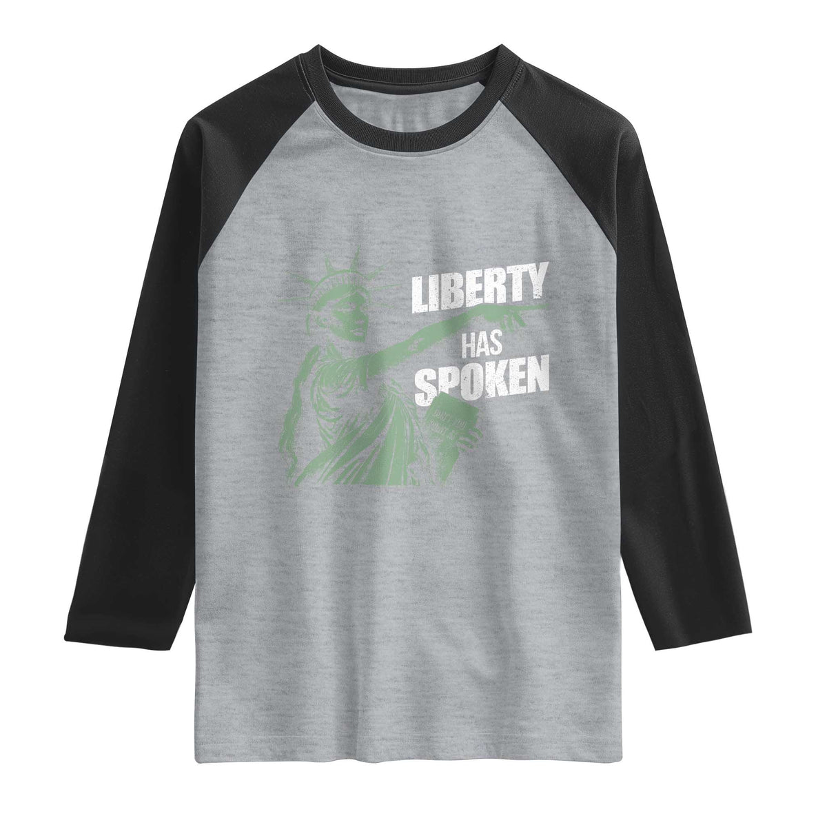 Funny Basketball Point God Liberty Meme Raglan Shirt Has Spoken Patriotic USA