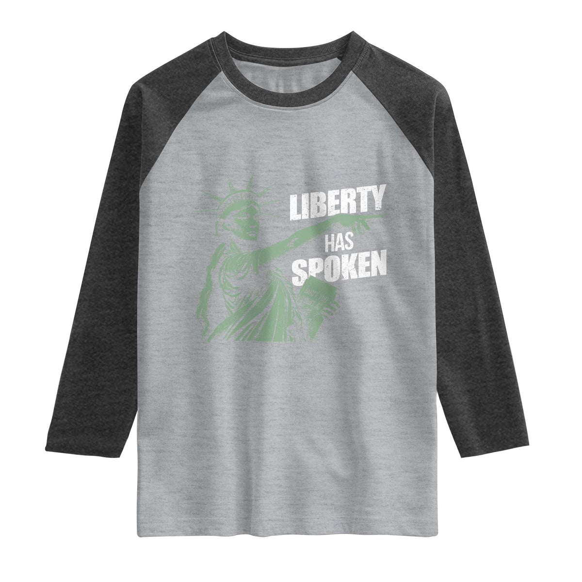Funny Basketball Point God Liberty Meme Raglan Shirt Has Spoken Patriotic USA