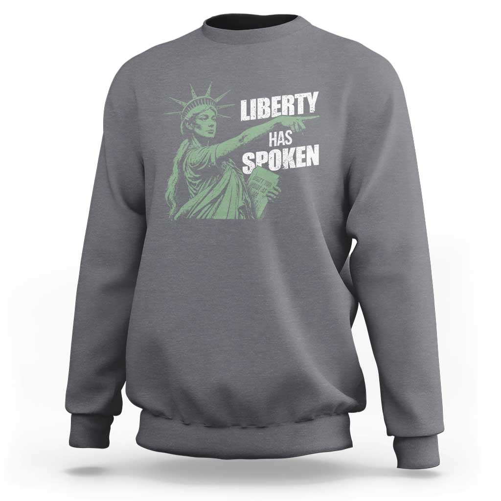 Funny Basketball Point God Liberty Meme Sweatshirt Has Spoken Patriotic USA