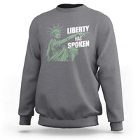 Funny Basketball Point God Liberty Meme Sweatshirt Has Spoken Patriotic USA