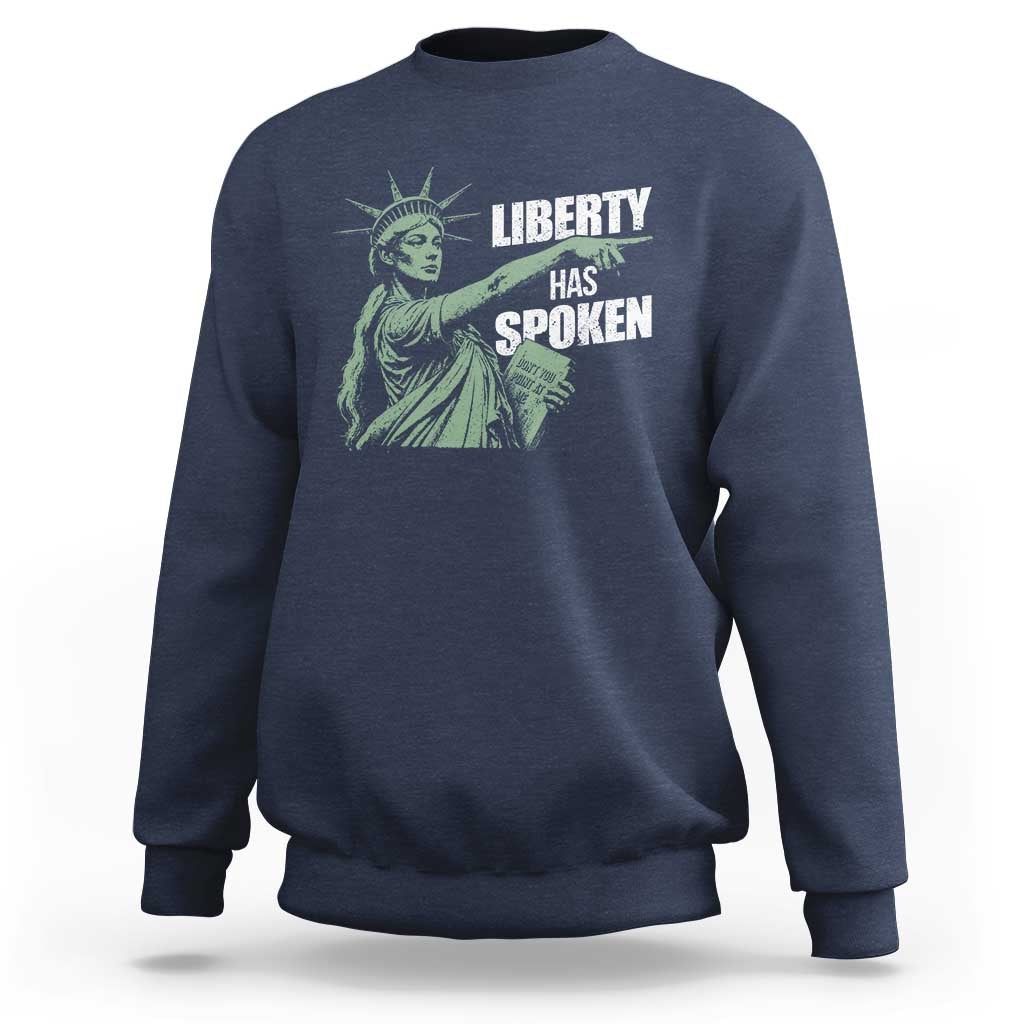 Funny Basketball Point God Liberty Meme Sweatshirt Has Spoken Patriotic USA