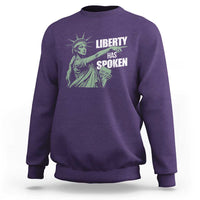 Funny Basketball Point God Liberty Meme Sweatshirt Has Spoken Patriotic USA