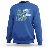 Funny Basketball Point God Liberty Meme Sweatshirt Has Spoken Patriotic USA