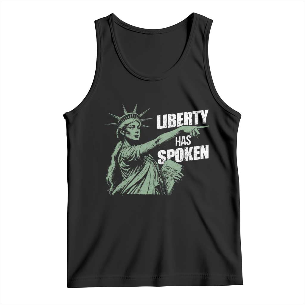 Funny Basketball Point God Liberty Meme Tank Top Has Spoken Patriotic USA