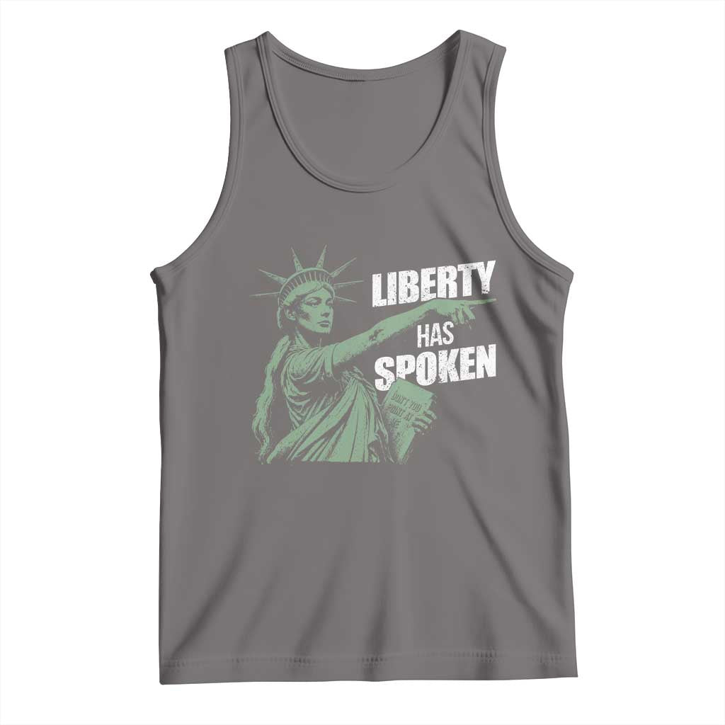 Funny Basketball Point God Liberty Meme Tank Top Has Spoken Patriotic USA