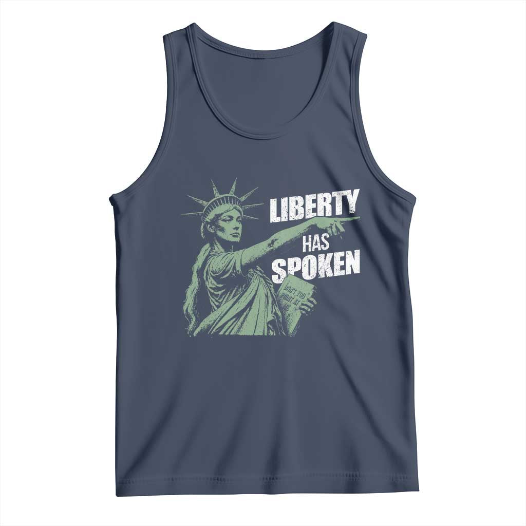Funny Basketball Point God Liberty Meme Tank Top Has Spoken Patriotic USA