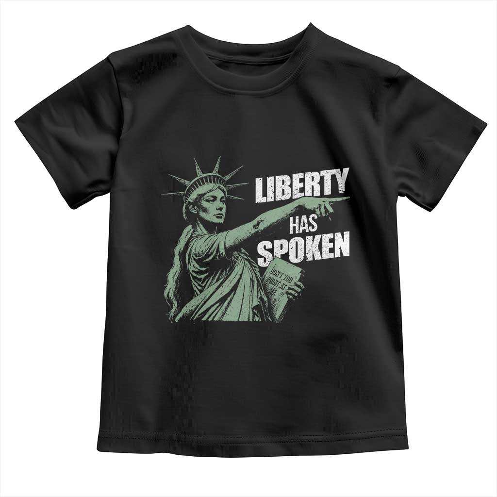 Funny Basketball Point God Liberty Meme Toddler T Shirt Has Spoken Patriotic USA