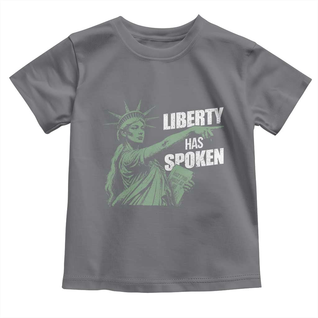 Funny Basketball Point God Liberty Meme Toddler T Shirt Has Spoken Patriotic USA