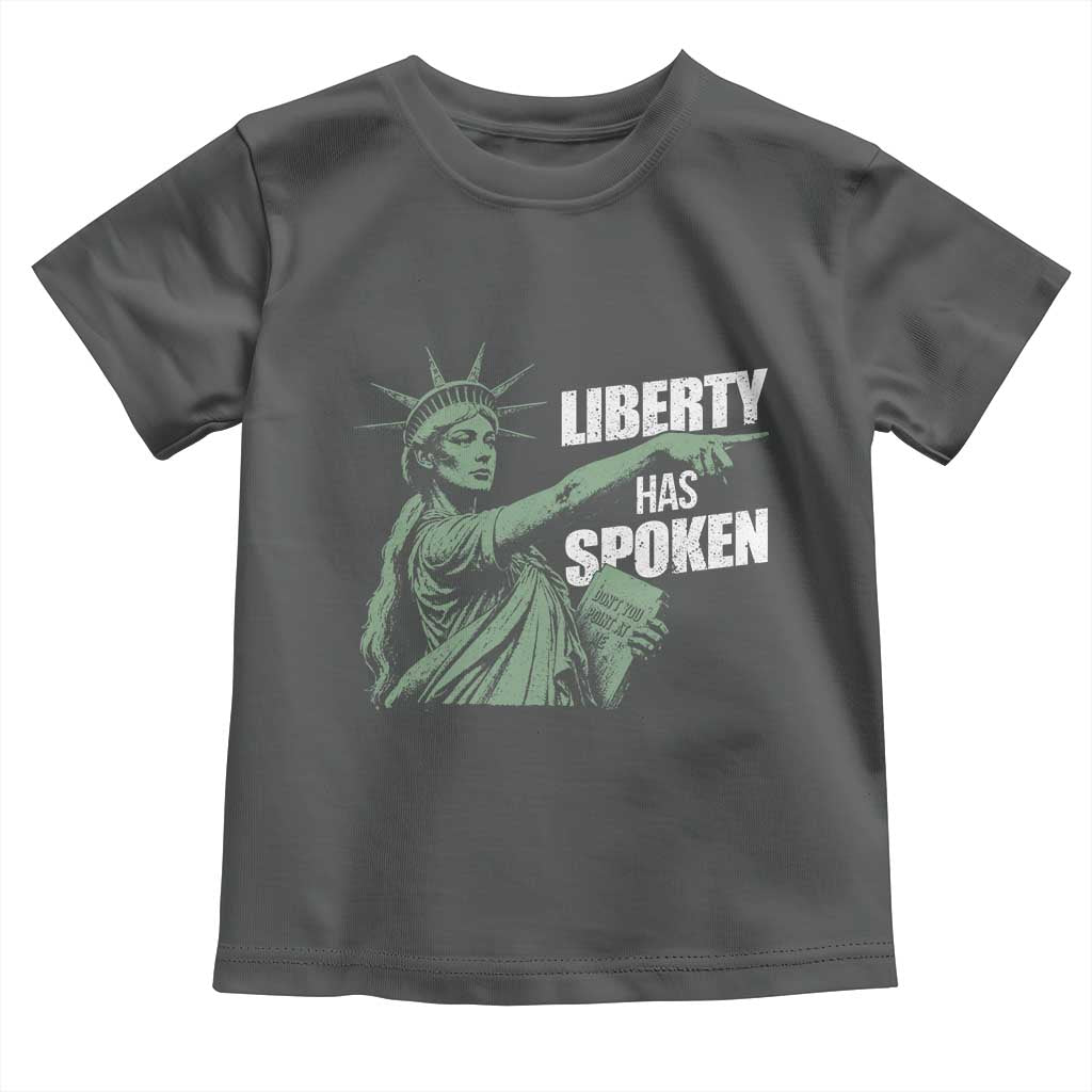 Funny Basketball Point God Liberty Meme Toddler T Shirt Has Spoken Patriotic USA