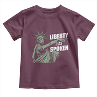 Funny Basketball Point God Liberty Meme Toddler T Shirt Has Spoken Patriotic USA