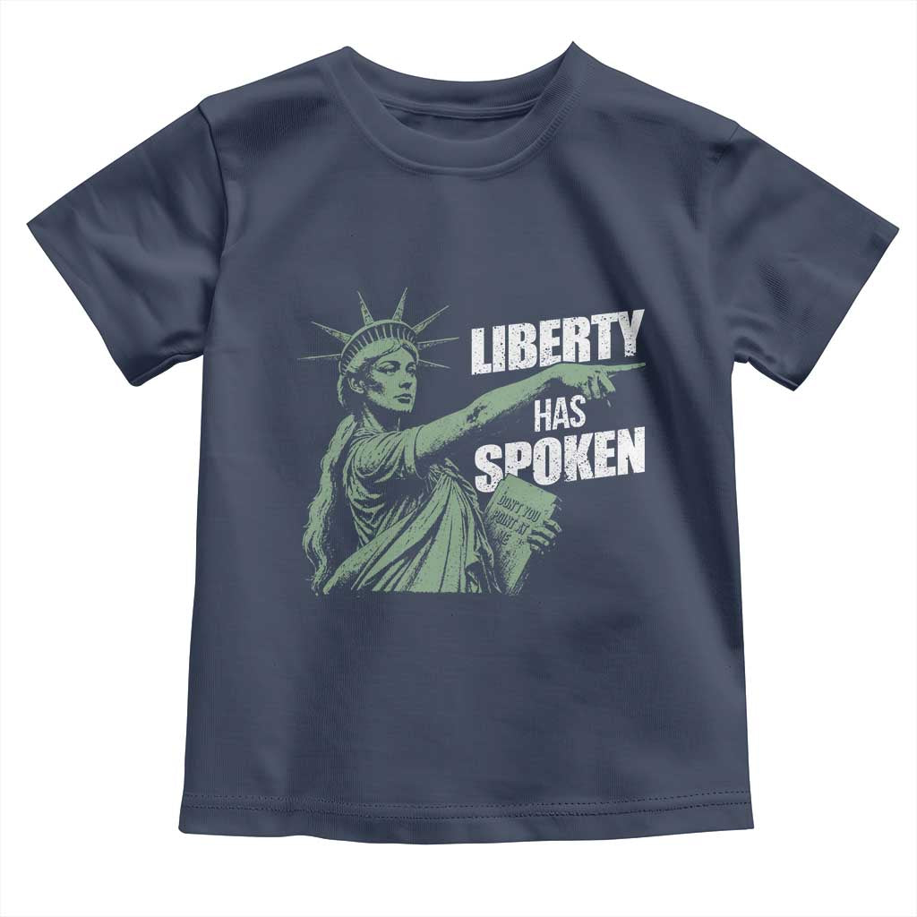 Funny Basketball Point God Liberty Meme Toddler T Shirt Has Spoken Patriotic USA