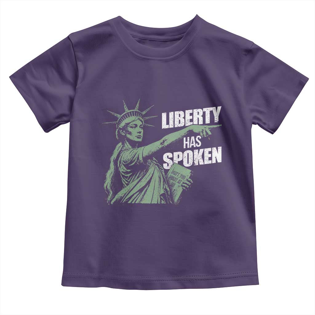 Funny Basketball Point God Liberty Meme Toddler T Shirt Has Spoken Patriotic USA