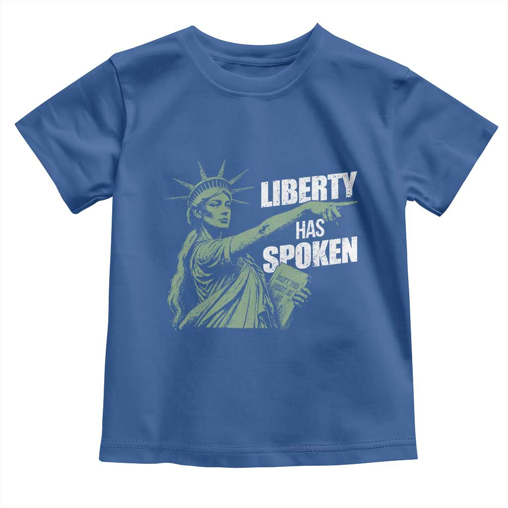 Funny Basketball Point God Liberty Meme Toddler T Shirt Has Spoken Patriotic USA