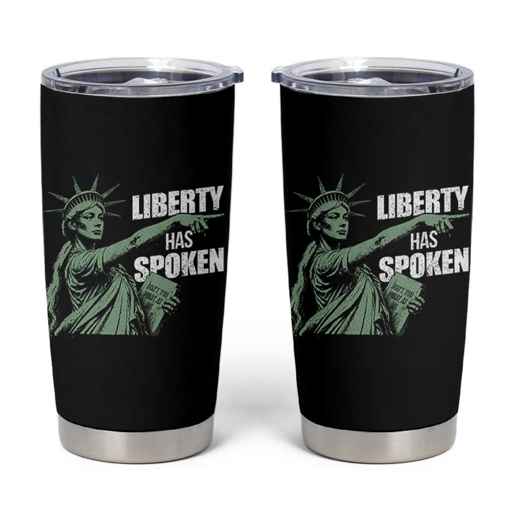Funny Basketball Point God Liberty Meme Tumbler Cup Has Spoken Patriotic USA