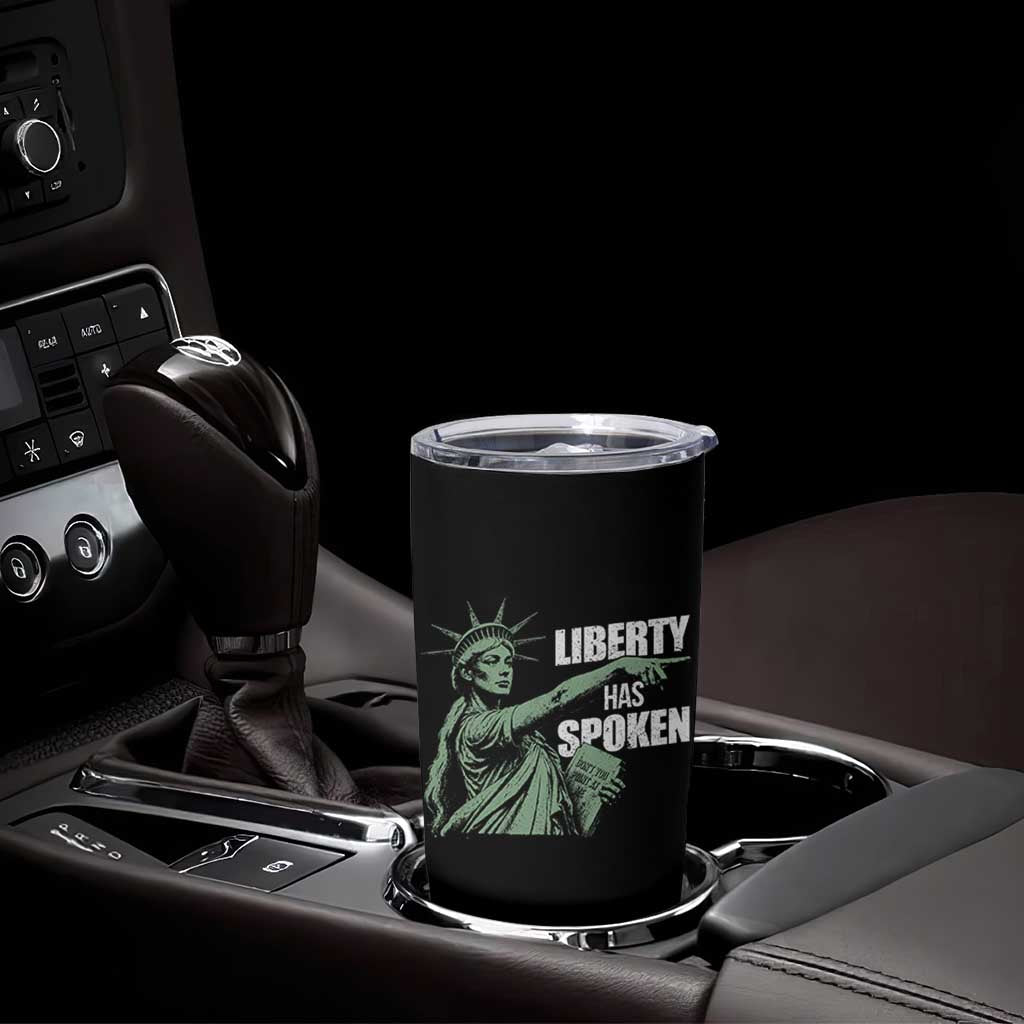 Funny Basketball Point God Liberty Meme Tumbler Cup Has Spoken Patriotic USA
