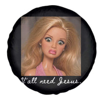 Y'all Need Jesus Spare Tire Cover Funny Girls Meme Saying Christian Humor
