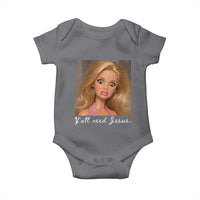 Y'all Need Jesus Baby Onesie Funny Girls Meme Saying Christian Humor