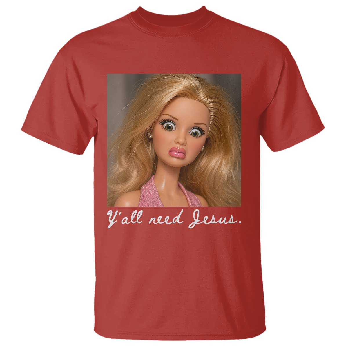 Y'all Need Jesus T Shirt Funny Girls Meme Saying Christian Humor