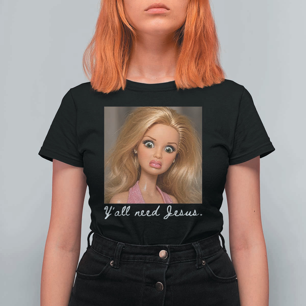 Y'all Need Jesus T Shirt For Women Funny Girls Meme Saying Christian Humor
