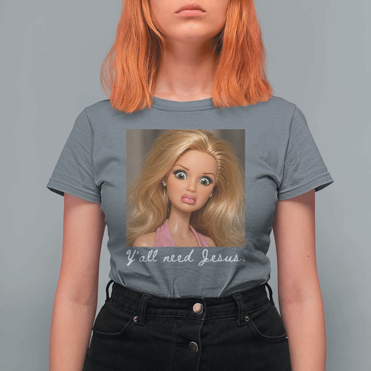 Y'all Need Jesus T Shirt For Women Funny Girls Meme Saying Christian Humor