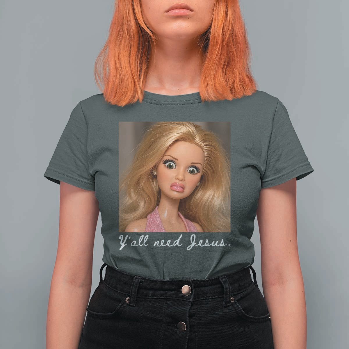 Y'all Need Jesus T Shirt For Women Funny Girls Meme Saying Christian Humor