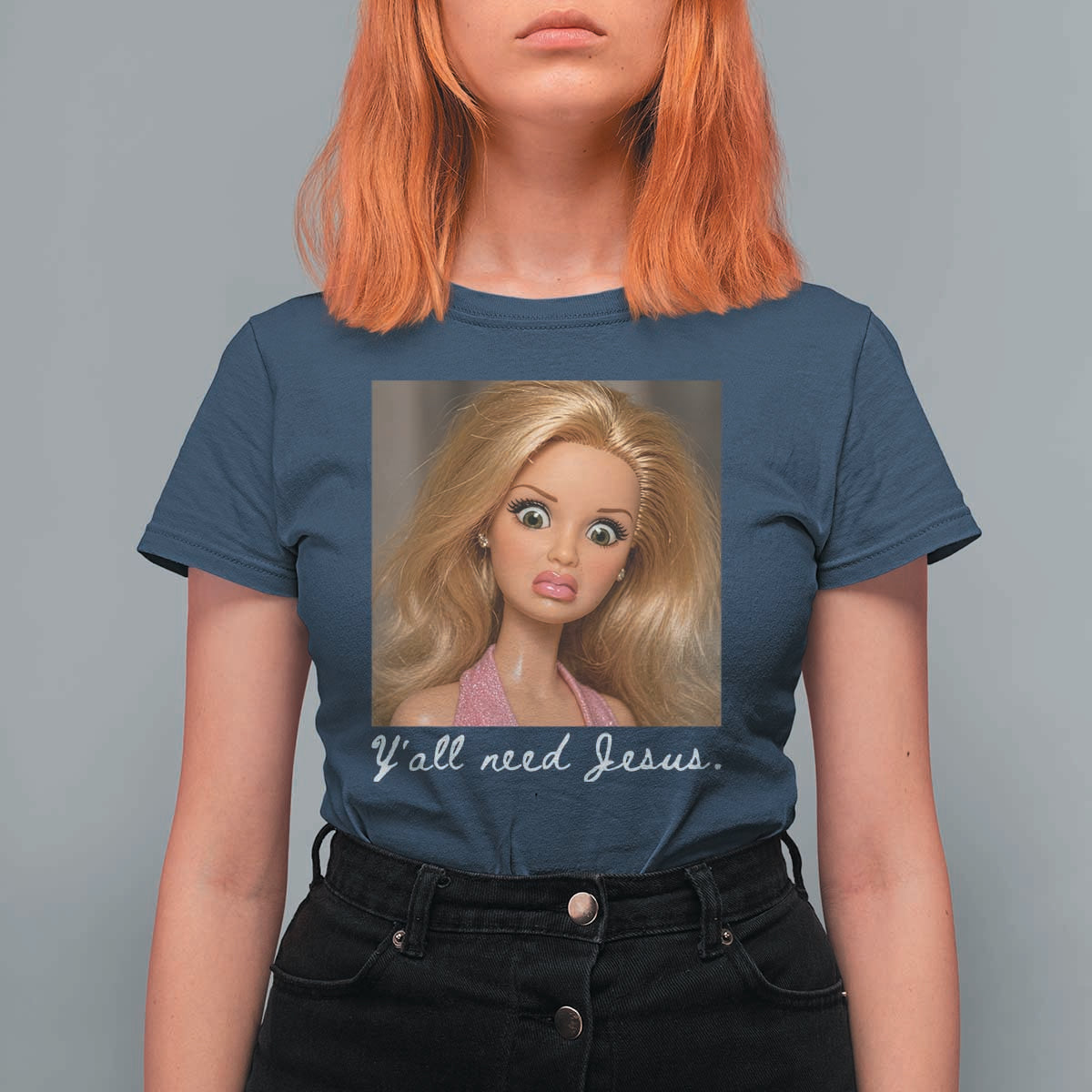 Y'all Need Jesus T Shirt For Women Funny Girls Meme Saying Christian Humor