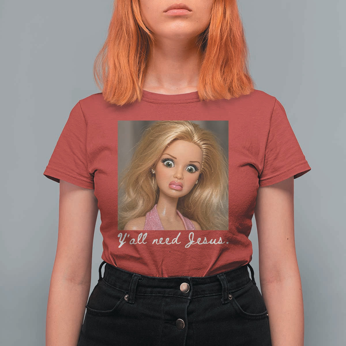 Y'all Need Jesus T Shirt For Women Funny Girls Meme Saying Christian Humor