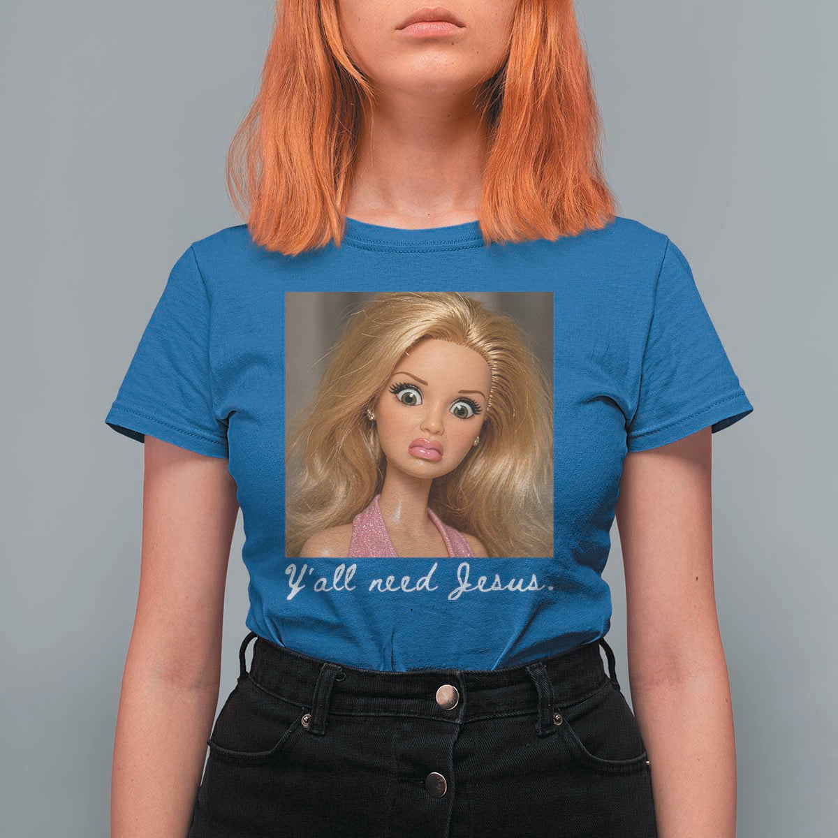 Y'all Need Jesus T Shirt For Women Funny Girls Meme Saying Christian Humor