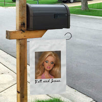 Ya'll Need Jesus Disgusted Face Christian Funny Garden Flag