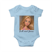 Ya'll Need Jesus Disgusted Face Christian Funny Baby Onesie