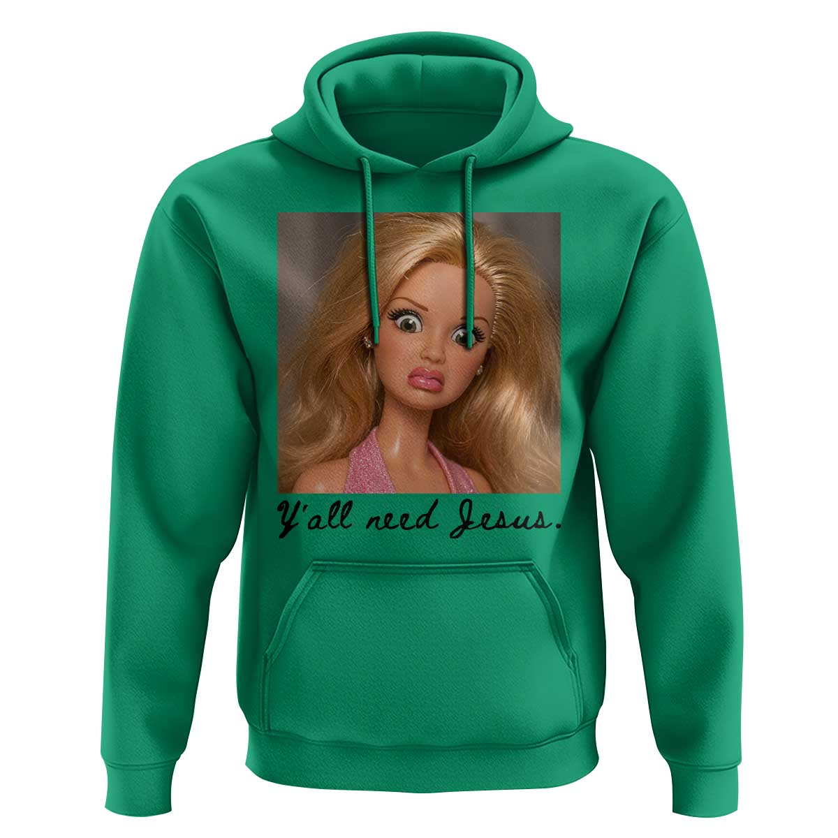 Ya'll Need Jesus Disgusted Face Christian Funny Hoodie