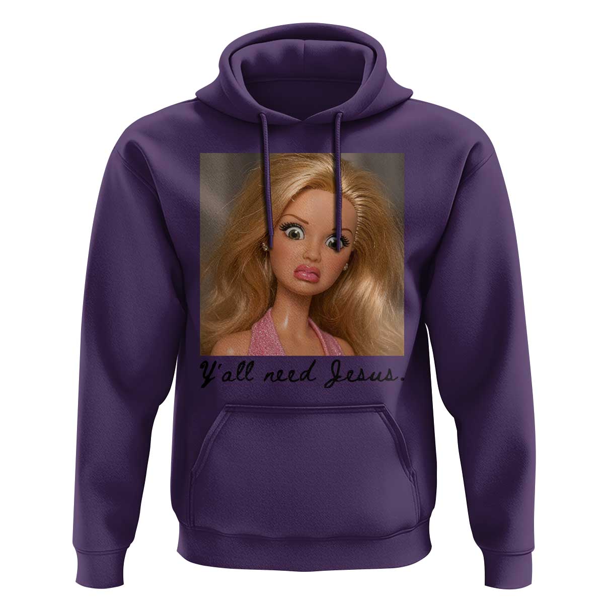 Ya'll Need Jesus Disgusted Face Christian Funny Hoodie