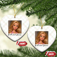 Ya'll Need Jesus Disgusted Face Christian Funny Ceramic Ornament