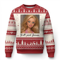 Ya'll Need Jesus Disgusted Face Christian Funny Ugly Christmas Sweater