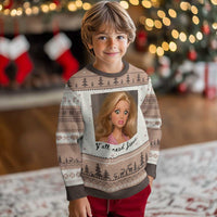 Ya'll Need Jesus Disgusted Face Christian Funny Ugly Christmas Sweater