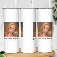Ya'll Need Jesus Disgusted Face Christian Funny Skinny Tumbler