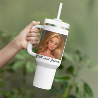 Ya'll Need Jesus Disgusted Face Christian Funny Tumbler With Handle