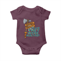 Indigenous People Baby Onesie Native American Day Because They Were Here First - Wonder Print Shop