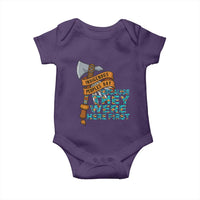Indigenous People Baby Onesie Native American Day Because They Were Here First - Wonder Print Shop