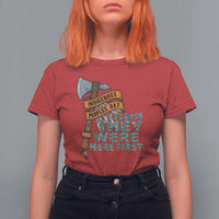 Indigenous People T Shirt For Women Native American Day Because They Were Here First - Wonder Print Shop