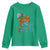 Indigenous People Youth Sweatshirt Native American Day Because They Were Here First - Wonder Print Shop