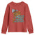 Indigenous People Youth Sweatshirt Native American Day Because They Were Here First - Wonder Print Shop