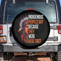 Native American Day Spare Tire Cover Indigenous People Day Because They Were Here First - Wonder Print Shop