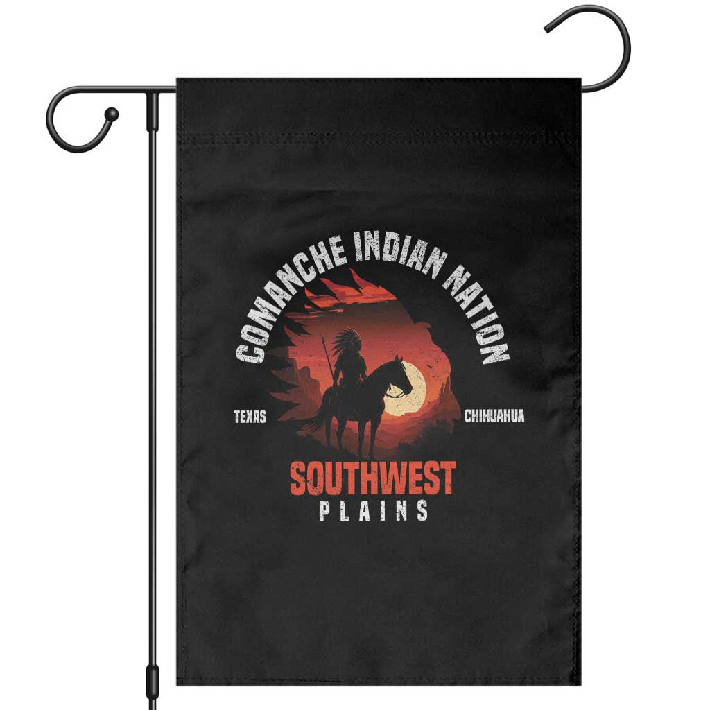 Comanche Native American Indian Chief Respect Garden Flag - Wonder Print Shop