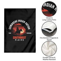 Comanche Native American Indian Chief Respect Garden Flag - Wonder Print Shop