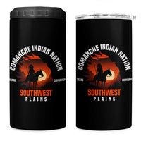 Comanche Native American Indian Chief Respect 4 in 1 Can Cooler Tumbler